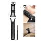 thumbnail image 5 of Correa de reloj ANGGREK de goma para reloj Ambit1/2/3 Negro y plateado, 5 of 8