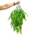 thumbnail image 3 of Planta de simulación de Yjmei para colgar en la pared, 3 piezas, helecho de cola de fénix, decoración de plantas imitadas (verde), 3 of 5