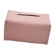 thumbnail image 1 of Funda de piel sintética para caja de pañuelos, rectangular, moderna y decorativa, para servilletas. Rosado, 1 of 8