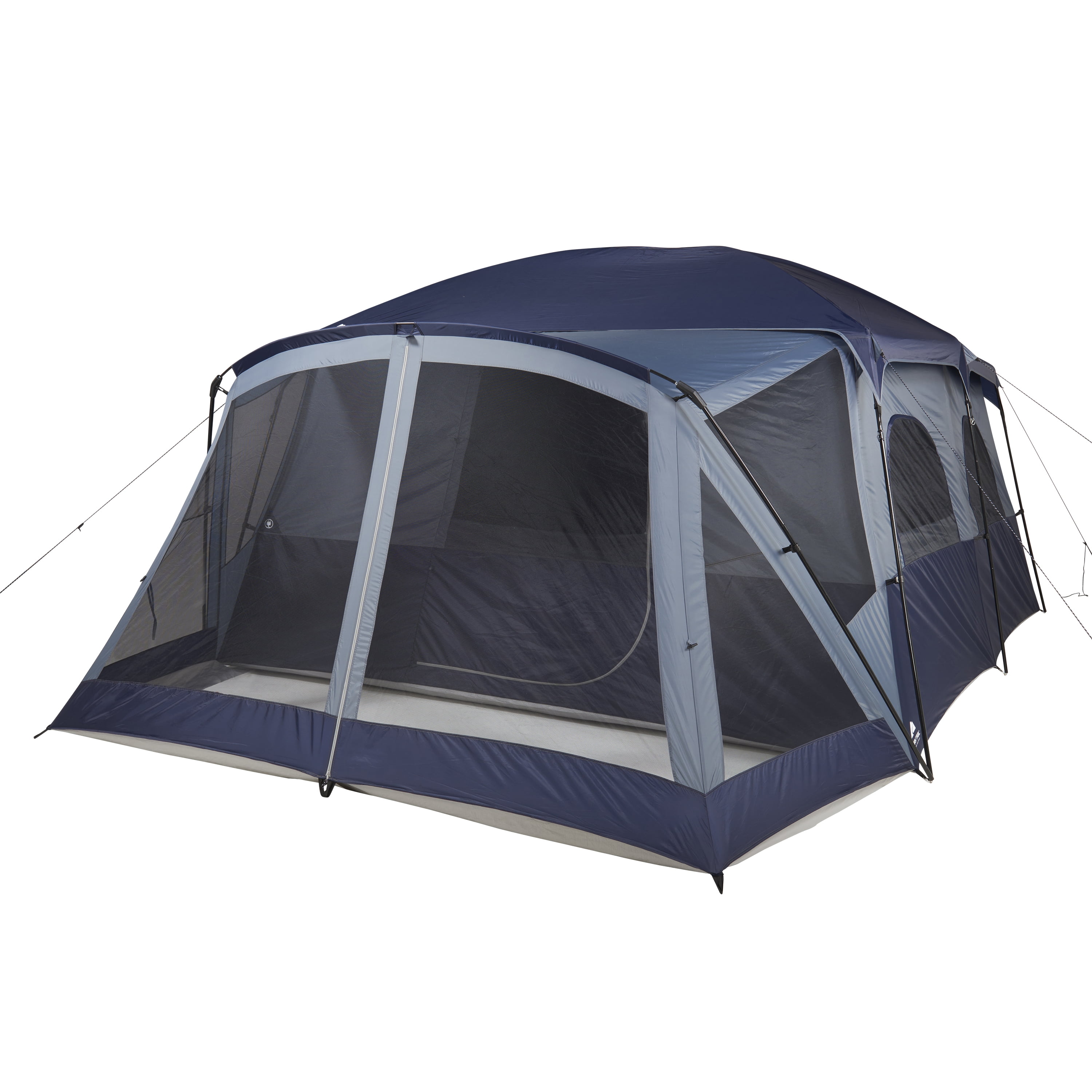 with Screen Porch and 2 Entrances Ozark Trail 12-Person Cabin Tent 