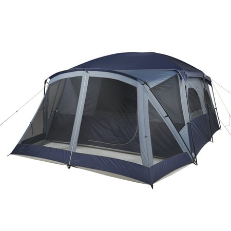 Ozark Trail 12-Person Cabin Tent With Screen Porch and 2 (Best Screen Tent For Camping)