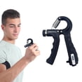 thumbnail image 4 of Counting Grip Trainer Fortalecedor portátil Gripper Gimnasio Equipo Negro, 4 of 8