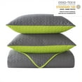thumbnail image 2 of JML 3 Piece Quilt Set Queen Size,Soft Microfiber Lightweight Coverlet Bedspread,88"x 92", 2 of 5