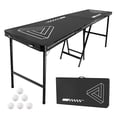 thumbnail image 1 of VEVOR 8' Portable Beer Pong Folding Tailgate Table Party Drinking Game Carrying Handle, 1 of 9