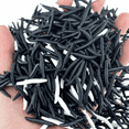 thumbnail image 2 of 100pcs/set Artificial Maggot Worm Model Stretchy Trick Toy Halloween Party Props White and black, 2 of 4