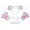 Silver, variant on Petitebelle Sheep Headband Bowtie Tail Glove 4pc Costume (White, 1-4 Years)