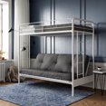 thumbnail image 4 of DHP Sammie Twin over Futon Metal Bunk Bed, 4 of 9