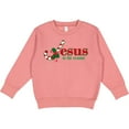 thumbnail image 2 of Inktastic Candy Cane Jesus Toddler Sweatshirt, 2 of 4