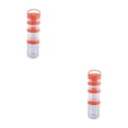 thumbnail image 3 of Ounissouiy Macetas herméticas de grado alimenticio para PC para almacenar alimentos, contenedores de almacenamiento de gran capacidad duraderos y rojo 2Conjunto, 3 of 6
