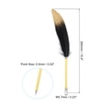 thumbnail image 2 of Uxcell Feather Ballpoint Pens Bulk, 0.5mm Ink Vintage Plated Rod Quill Writing Pens for Office, Wedding 20Pcs, 2 of 7