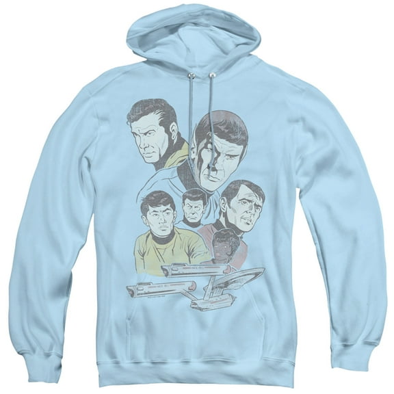 Star Trek - Retro Crew - Pull-Over Hoodie - XXX-Large