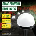 thumbnail image 2 of Bell+Howell Solar Pathway Lights 4 Pack IP65 Waterproof Solar Lights Outdoor, Auto On/Off Garden. Landscape Lighting, White Path, Powered for Yard Driveway Walkway Patio Lawn, 2 of 7