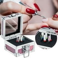 thumbnail image 2 of Professional Manicure Drill Bit Stand Display Case Compact Metal Storage Container With 25 Holes Nail Bits Organized, 2 of 8