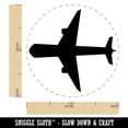 thumbnail image 2 of Airplane Solid Vacation Self-Inking Rubber Stamp Ink Stamper - Orange Ink - Medium 1 Inch, 2 of 7