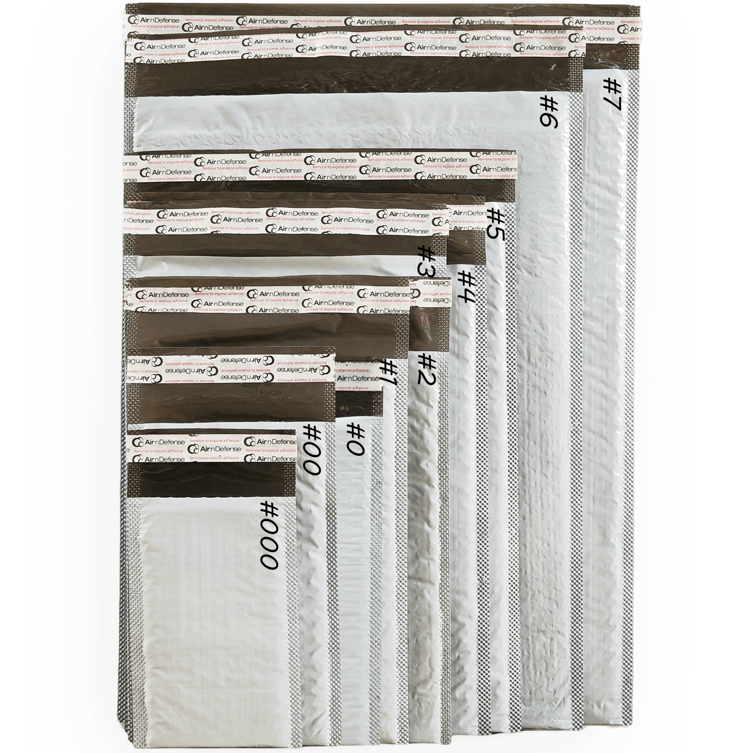 500 Count #0 6.5x10 Poly Bubble Mailers Wholesale Padded Shipping Envelopes