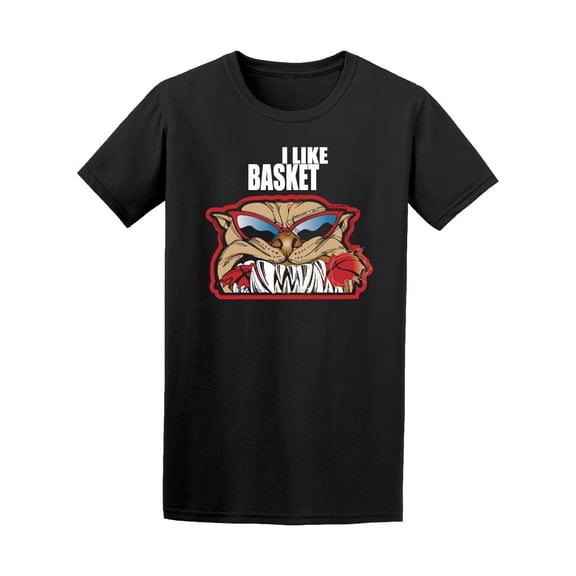 Angry Dog I Like Basketball Tee Men's -Image by Shutterstock