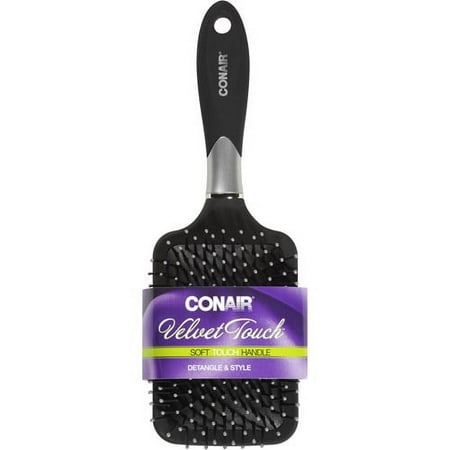 UPC 074108772053 Conair Velvet Touch Paddle Hair Brush upcitemdb