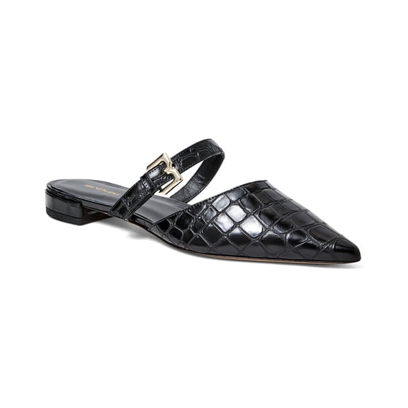 Bruno Magli Pasha Leather Mule, 10, Black