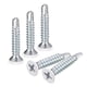 thumbnail image 1 of Tornillos autorroscantes Uxcell #8 x 1" blancos, paquete de 100, tornillo de cabeza plana Phillips para metal a madera, 1 of 5