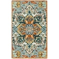 thumbnail image 2 of SAFAVIEH Aspen Caroline Southwestern Area Rug, Blue/Rust, 5' x 8', 2 of 6