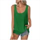 thumbnail image 2 of mfyjkho Camisetas Sin Mangas Para Mujer, Blusa Informal Sin Mangas Con Cuello Redondo Para Mujer, Estilo Verano, Color Liso Tops Para Mujer Xl, 2 of 9
