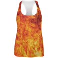thumbnail image 1 of Flames All Over Womens Racerback Tank Top, 1 of 1