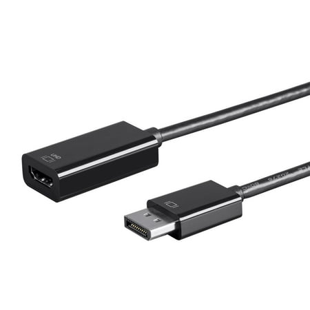 UPC: 0889028054000 | Monoprice DisplayPort 1.2a to 4K at 60Hz HDMI Active UHD Adapter – Black