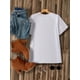 thumbnail image 2 of Women'S Funny Crew Neck T-Shirt - "Don't Ever Piss Off a Short Girl" Alphabet Print, Casual Short Sleeve Top, Soft Knit Fabric, Slight Stretch, Cotton, Regular Fit for Spring/Summer/Fall, 2 of 7