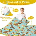 thumbnail image 3 of Boxer Dog Pitbull Terriers Dog and Pizza Toddler Nap Mats for Kids Preschool,Sleeping Mat Bag or Kids,Toddler Sleeping Bag,Toddler Nap Mat or Daycare, 3 of 6