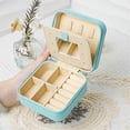 thumbnail image 2 of 2 cajas de joyería con espejo, mini organizador de joyas, estuche de viaje portátil para joyas para mujeres judías, 2 of 5