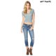 thumbnail image 2 of Camiseta gráfica Aeropostale para mujer con diseño floral color blanco hueso pequeña, 2 of 2
