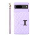 thumbnail image 2 of for Google Pixel 7 Detachable Shoulder Strap Wallet Case, with Card Slots & 360-degree Rotation Stand Ring Flip Premium PU Leather Protective Cover Lanyard for Women Girls, Purple, 2 of 9