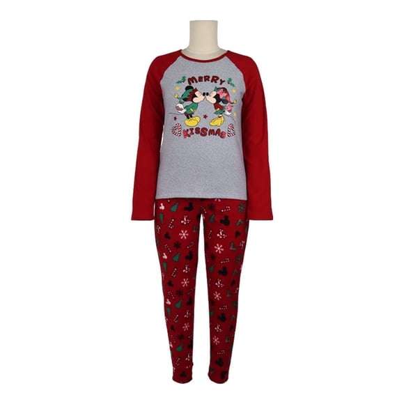 Pijama Disney Talla CH Blusa Escote Redondo Roja