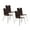 Espresso, variant on (Pack of 4) NPS Bushwick Café Chair, Natural
