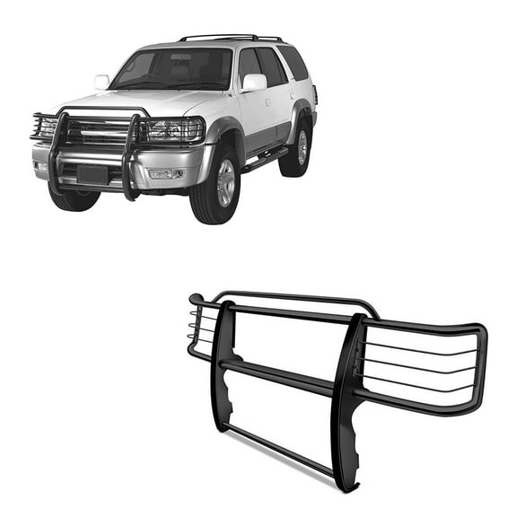 Black Horse Grille brush Bumper Guard Modular Black Compatible with 1999-2002 Toyota 4Runner-17TN23MA