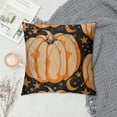 thumbnail image 2 of PHYHOO Fall Pumpkin Pillow Cover, Moon Embellished Orange Autumn Pillowcase Soft Holiday Decor Pillow Case Double Sided Cushion Cover for Sofa Bedroom Bed Decor, 2 of 5