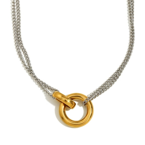 Multifunional Women Necklace Stylish Neck Accessory Clavicle Chain Adjustable Length Perfect for Layering and Styling