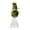Green, variant on Easter Bunny Miniature Tree Topper, Lightweight and Easy to Place, Mini Bunny Ornaments, Flocking Animal Topper, Charming Flocked Design, for Home Decor