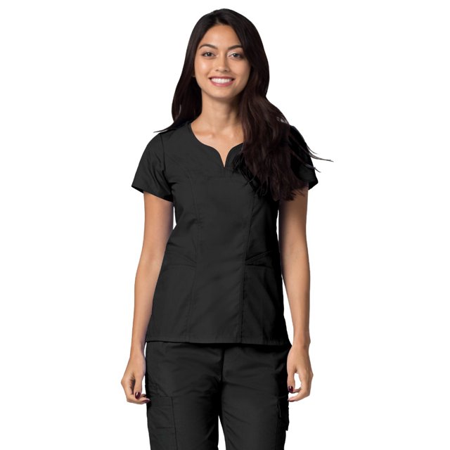Adar Universal Scrubs For Women - Curved Glamour Scrub Top