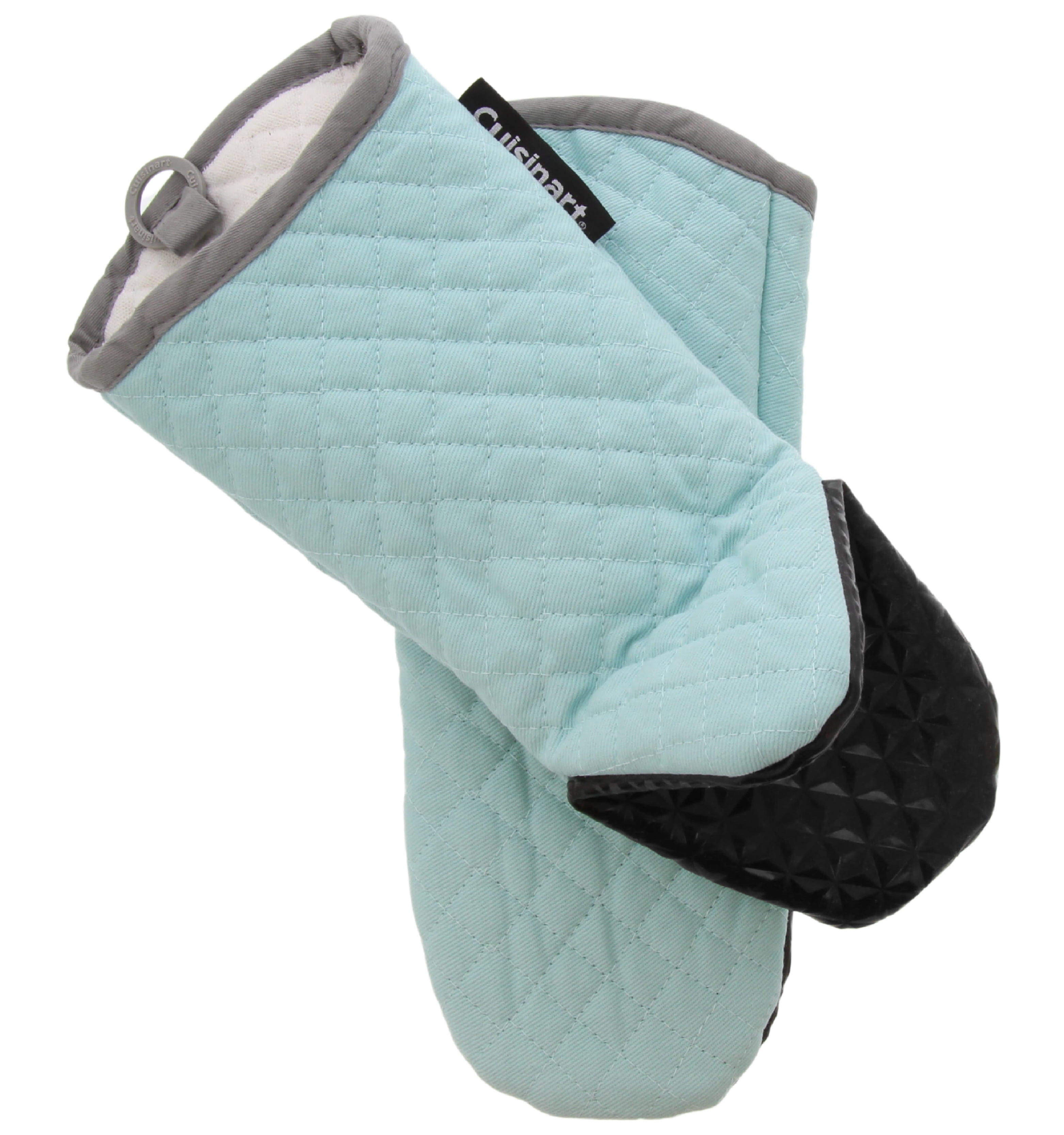 Cuisinart Silicone Oven Mitts/Gloves Heat Resistant up to 500 F, Handle Hot Oven/Cooking Items