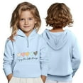 thumbnail image 4 of FUZHIQ Girl's Hoodie Long Sleeve Soft Sweatshirt Graphic Hoody Kids Cute Pullovers Top Clothes ,Size 3-14 Years, 4 of 6