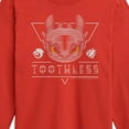 thumbnail image 3 of How to Train Your Dragon - Toothless Line Art  - Toddler And Youth Long Sleeve Graphic T-Shirt, 3 of 5