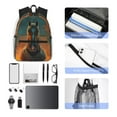 thumbnail image 4 of Easygdp Sunset Prairie Meditating Horse Mochila Casual para Portátil, Mochila para Escuela, Viajes, Negocios, 4 of 6