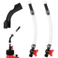 thumbnail image 1 of 2 Pcs Racing Fuel Jug Hoses with 1 Hose Bender, Transparent PVC Fuel Filler Hose with Valve, 0.78in Auto Fuel Filler Hose for Racing Cars, Lawn Mowers, Motorcycles, 1 of 7