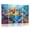 Color 4, variant on 8 Pack Art Acoustic Panels Sound Absorbing Blue Crab Floral Soft Blue Gray Tones Coastal Decorative Soundproof Wall Panels Self Adhesive for Nursery Game Room Bedroom 48"x32"