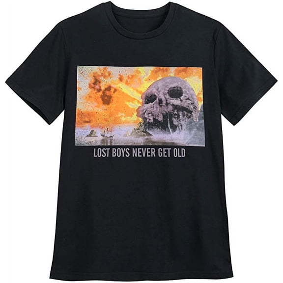 Peter Pan Lost Boys Skull Rock Mens T Shirt Tee Size Small