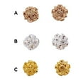 thumbnail image 4 of Minnieouse 2 piezas de gorras de cuentas de Metal para fiestas, bodas, vacaciones, joyería DIY, fabricación de moda, encontrar accesorios caseros para Ropa, zapatos y accesorios Miscelánea Plata Minnieouse AP016019-02, 4 of 6