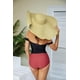 thumbnail image 2 of Oversized Beach Straw Hat for Women, Fashion Large Wide Brim Visor Hats Handmade Roll Up Floppy Sun Hat for Summer Beach Cap, 2 of 5