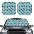 thumbnail image 2 of Saiise Empreintes de Chien Mignon pour Pare-Soleil de Voiture Pliable (Lot de 2) Offre Protection Solaire avec un Design Pliable Facile pour Pare-Brise Pratique-Moyen, 2 of 6