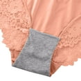 thumbnail image 7 of Sunvit-Panties Juniors High-Waisted Tummy Control Panty (Size M, Pink) - Nylon Spandex, Lace Detailed with Bow, Soft Breathable Comfortable Everyday Underwear, 7 of 7